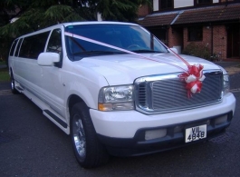 Ford Excursion Stretch Limousine for weddings in London